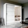 New Flat Packed 203cm Width Sliding Door Wardrobe - Image 3