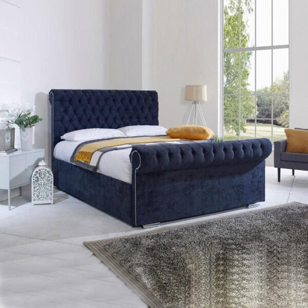 Classic Spanish Sleigh Bed