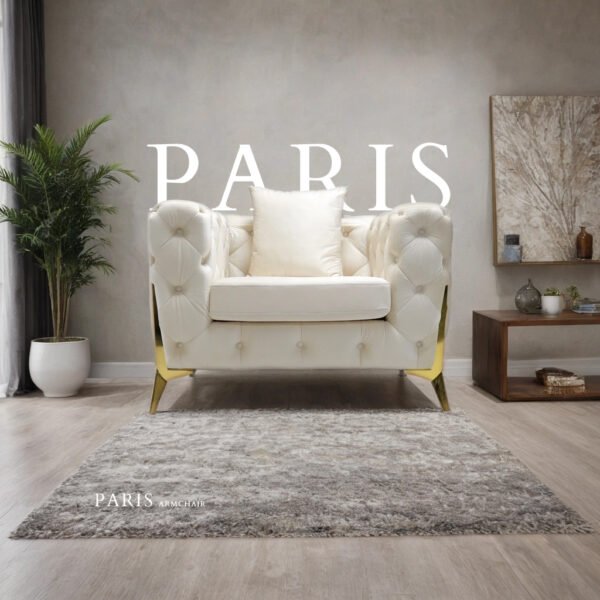 Paris Chesterfield Plush Armchair