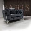 Paris Chesterfield Plush Armchair - Image 3
