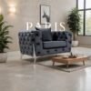 Paris Chesterfield Plush Armchair - Image 2